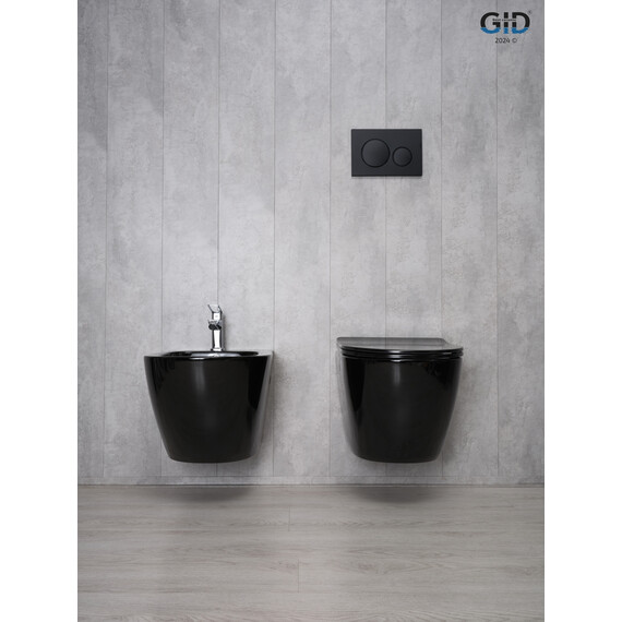 БЕЗОБОДКОВЫЙ ПОДВЕСНОЙ УНИТАЗ GID TR2198-18 С ПРОЧНОЙ КРЫШКОЙ-МИКРОЛИФТ ИЗ ДЮРОПЛАСТА