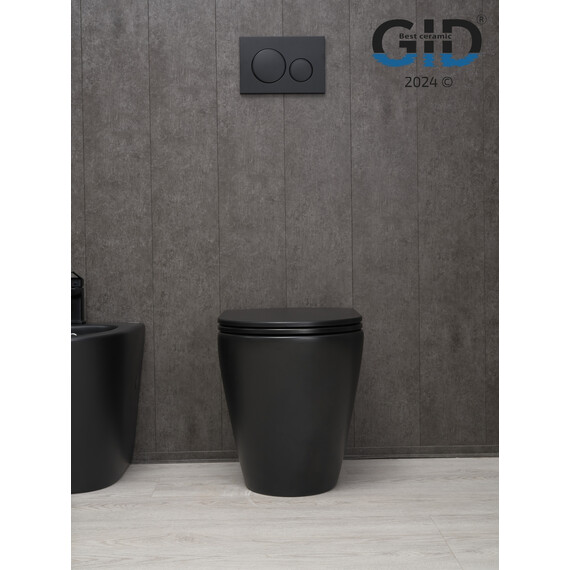 ПРИСТАВНОЙ УНИТАЗ GID TRS-263BM ЧЕРНЫЙ МАТОВЫЙ БЕЗОБОДКОВЫЙ ПРИСТАВНОЙ УНИТАЗ GID TRS-263BM ЧЕРНЫЙ МАТОВЫЙ БЕЗОБОДКОВЫЙ