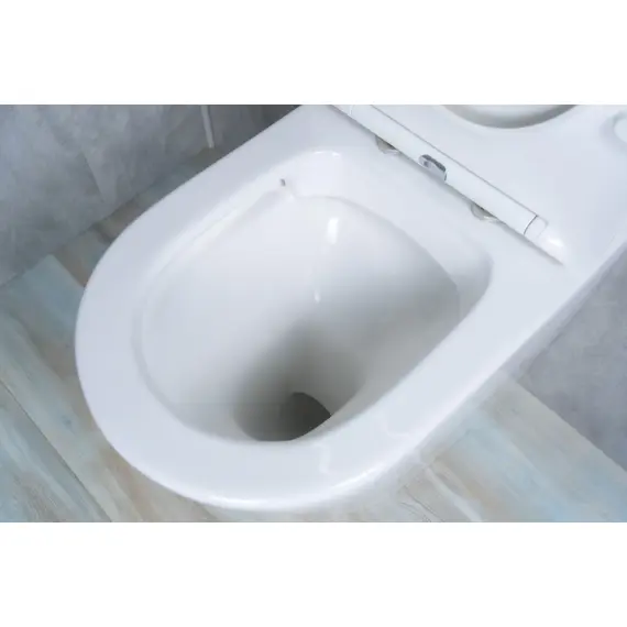 ПРИСТАВНОЙ УНИТАЗ GID TRS-263 БЕЛЫЙ БЕЗОБОДКОВЫЙ