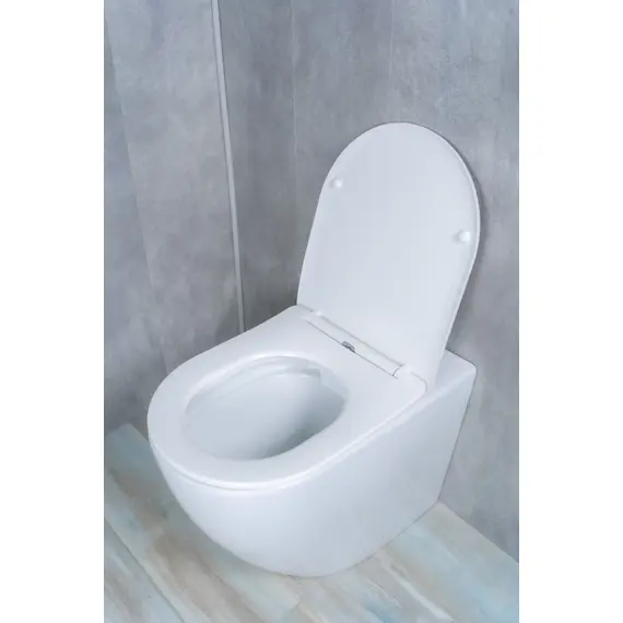 ПРИСТАВНОЙ УНИТАЗ GID TRS-269 БЕЛЫЙ БЕЗОБОДКОВЫЙ