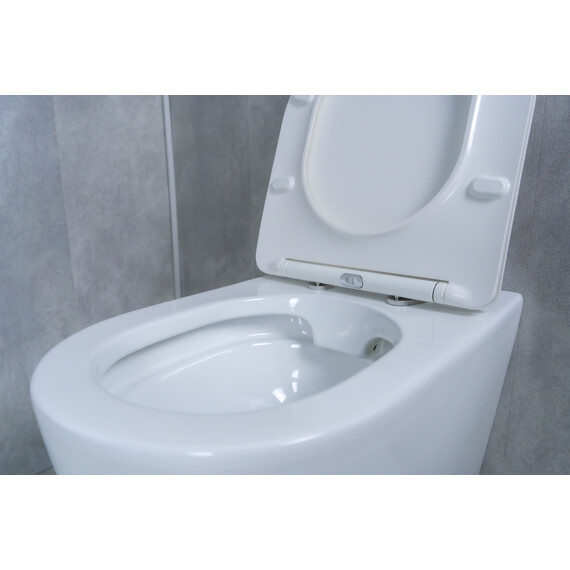 ПРИСТАВНОЙ УНИТАЗ GID TRS-269 БЕЛЫЙ БЕЗОБОДКОВЫЙ