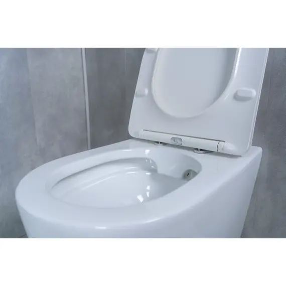 ПРИСТАВНОЙ УНИТАЗ GID TRS-269 БЕЛЫЙ БЕЗОБОДКОВЫЙ