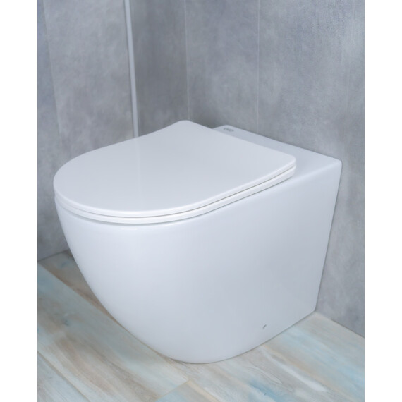 ПРИСТАВНОЙ УНИТАЗ GID TRS-269 БЕЛЫЙ БЕЗОБОДКОВЫЙ