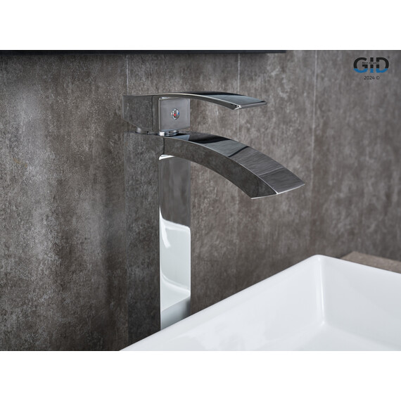 СМЕСИТЕЛЬ ВЫСОКИЙ ДЛЯ РАКОВИНЫ GID VICTORIA L120-CH-D L120CHD ХРОМ