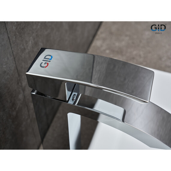 СМЕСИТЕЛЬ ВЫСОКИЙ ДЛЯ РАКОВИНЫ GID VICTORIA L120-CH-D L120CHD ХРОМ