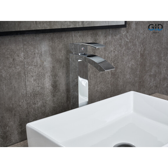 СМЕСИТЕЛЬ ВЫСОКИЙ ДЛЯ РАКОВИНЫ GID VICTORIA L120-CH-D L120CHD ХРОМ