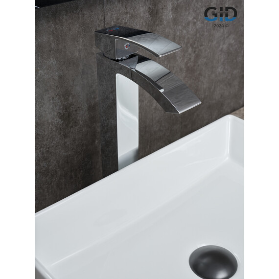 СМЕСИТЕЛЬ ВЫСОКИЙ ДЛЯ РАКОВИНЫ GID VICTORIA L120-CH-D L120CHD ХРОМ