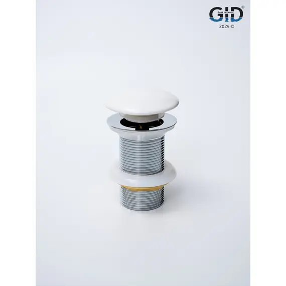 БЕЛЫЙ МАТОВЫЙ КЕРАМИЧЕСКИЙ ДОННЫЙ КЛАПАН GID WHM100