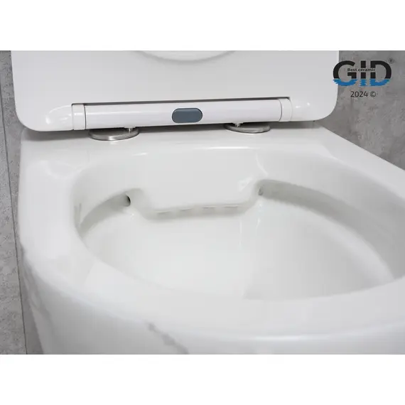 УНИТАЗ ПОДВЕСНОЙ GID WS2198 БЕЛЫЙ ГЛЯНЦЕВЫЙ ПОД КАМЕНЬ