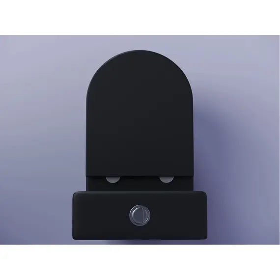 НАПОЛЬНЫЙ ПРИСТАВНОЙ УНИТАЗ CERAMICA NOVA METROPOL RIMLESS ЧЕРНЫЙ МАТОВЫЙ