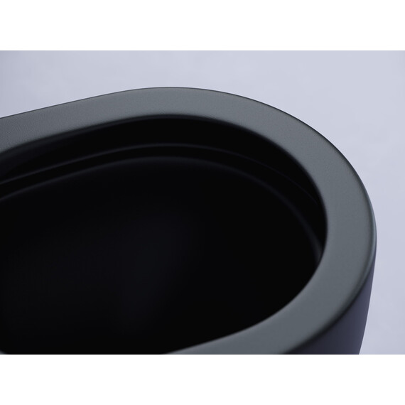 НАПОЛЬНЫЙ ПРИСТЕННЫЙ УНИТАЗ CERAMICA NOVA METROPOL RIMLESS ЧЕРНЫЙ МАТОВЫЙ