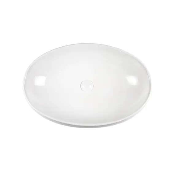 РАКОВИНА НАКЛАДНАЯ ОВАЛЬНАЯ BOND S58-600 60,5*40,5*15СМ БЕЛАЯ