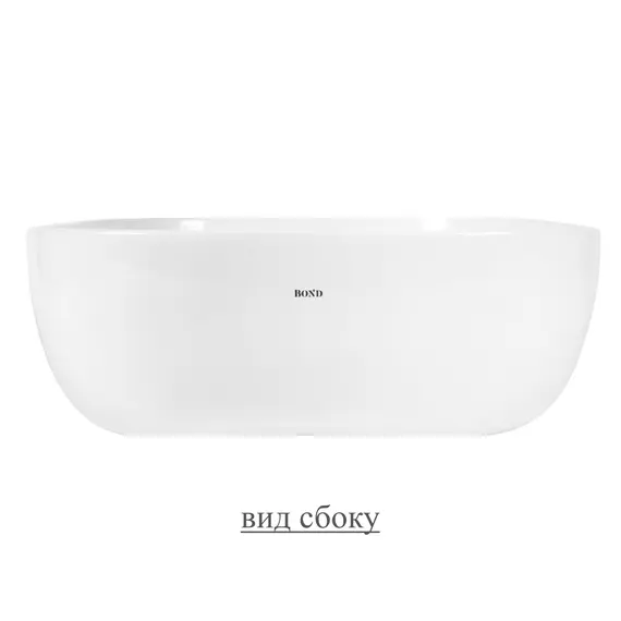 РАКОВИНА НАКЛАДНАЯ ПРЯМОУГОЛЬНАЯ BOND S61-500 50*40*14,5СМ БЕЛАЯ