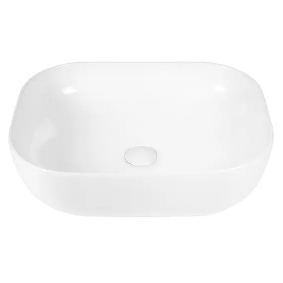 РАКОВИНА НАКЛАДНАЯ ПРЯМОУГОЛЬНАЯ BOND S61-500 50*40*14,5СМ БЕЛАЯ