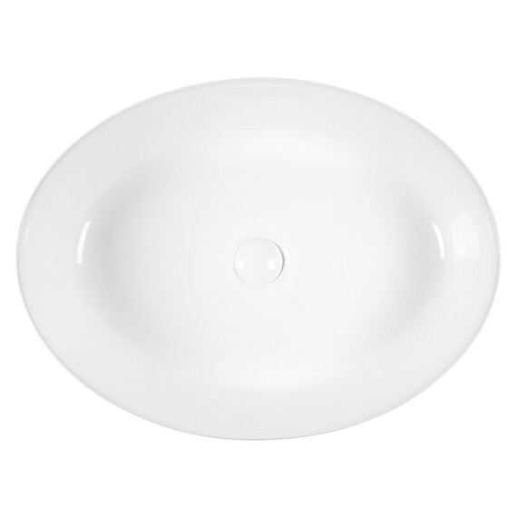 РАКОВИНА НАКЛАДНАЯ ОВАЛЬНАЯ BOND S62-550 55*40*14СМ БЕЛАЯ
