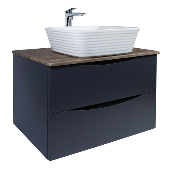 РАКОВИНА НАКЛАДНАЯ ПРЯМОУГОЛЬНАЯ BOND S63-500 50*38*16СМ БЕЛАЯ