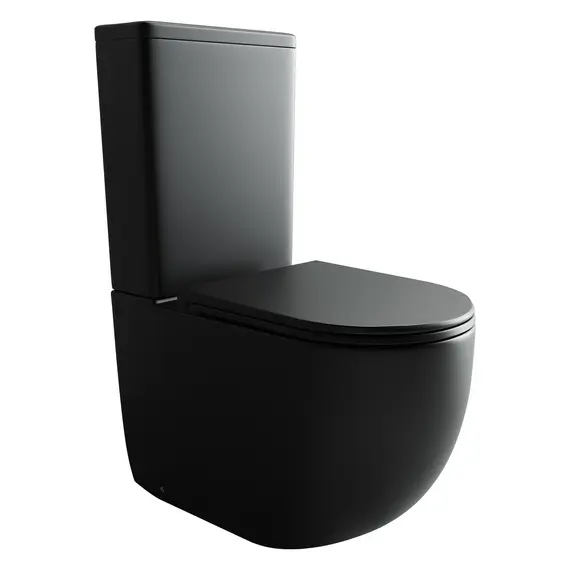 НАПОЛЬНЫЙ ПРИСТЕННЫЙ УНИТАЗ CERAMICA NOVA METROPOL RIMLESS ЧЕРНЫЙ МАТОВЫЙ