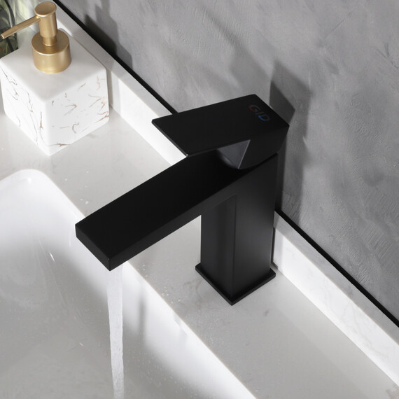 СМЕСИТЕЛЬ ДЛЯ РАКОВИНЫ GID ANCHEL SS979-BM-K SS979BMK ЧЕРНЫЙ МАТОВЫЙ