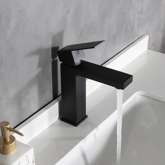 СМЕСИТЕЛЬ ДЛЯ РАКОВИНЫ GID ANCHEL SS979-BM-K SS979BMK ЧЕРНЫЙ МАТОВЫЙ