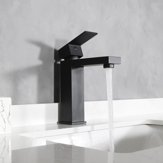 СМЕСИТЕЛЬ ДЛЯ РАКОВИНЫ GID ANCHEL SS979-BM-K SS979BMK ЧЕРНЫЙ МАТОВЫЙ