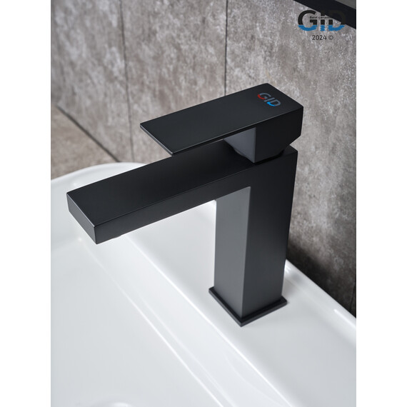 СМЕСИТЕЛЬ ДЛЯ РАКОВИНЫ GID ANCHEL SS979-BM-K SS979BMK ЧЕРНЫЙ МАТОВЫЙ