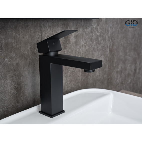 СМЕСИТЕЛЬ ДЛЯ РАКОВИНЫ GID ANCHEL SS979-BM-K SS979BMK ЧЕРНЫЙ МАТОВЫЙ