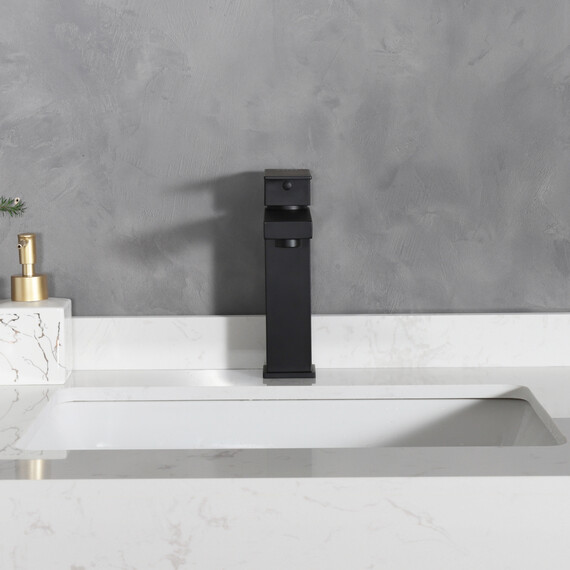 СМЕСИТЕЛЬ ДЛЯ РАКОВИНЫ GID ANCHEL SS979-BM-K SS979BMK ЧЕРНЫЙ МАТОВЫЙ