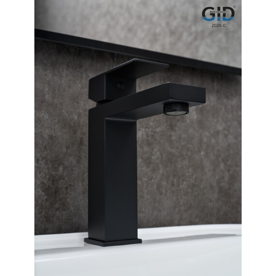 СМЕСИТЕЛЬ ДЛЯ РАКОВИНЫ GID ANCHEL SS979-BM-K SS979BMK ЧЕРНЫЙ МАТОВЫЙ