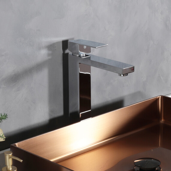 СМЕСИТЕЛЬ ВЫСОКИЙ ДЛЯ РАКОВИНЫ GID ANCHEL SS979-CH-D SS979CHD ХРОМ