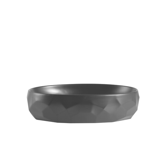 РАКОВИНА GID BM9030WX 53385 НАКЛАДНАЯ ЧЕРНАЯ МАТОВАЯ 60X40X15