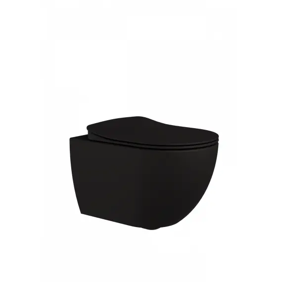 CREAVIT FREE УНИТАЗ ПОДВЕСНОЙ С БИДЕ ЧЕРНЫЙ МАТОВЫЙ