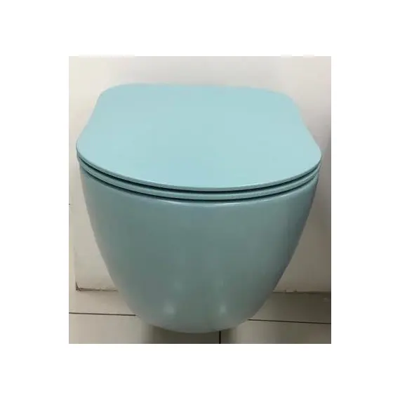 CREAVIT FREE УНИТАЗ ПОДВЕСНОЙ БЕЗОБОДКОВЫЙ ЗЕЛЕНЫЙ НИЛ МАТОВЫЙ