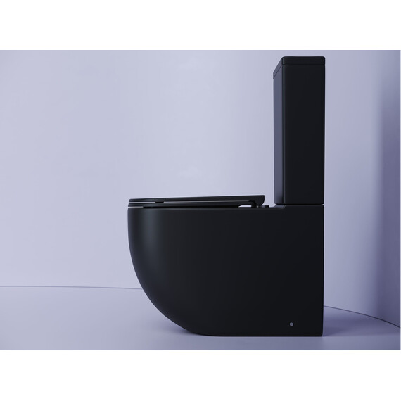 НАПОЛЬНЫЙ ПРИСТЕННЫЙ УНИТАЗ CERAMICA NOVA METROPOL RIMLESS ЧЕРНЫЙ МАТОВЫЙ