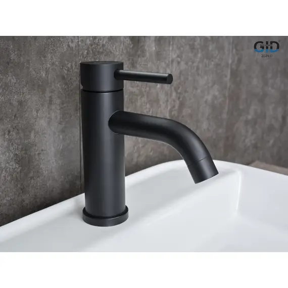 СМЕСИТЕЛЬ ДЛЯ РАКОВИНЫ GID INGA SS096-BM-K SS096BMK ЧЕРНЫЙ МАТОВЫЙ