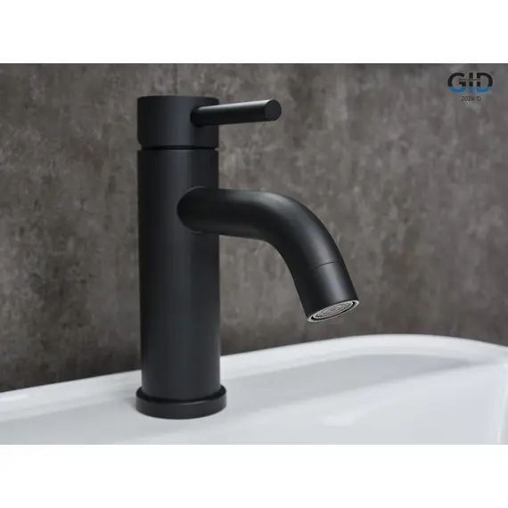 СМЕСИТЕЛЬ ДЛЯ РАКОВИНЫ GID INGA SS096-BM-K SS096BMK ЧЕРНЫЙ МАТОВЫЙ