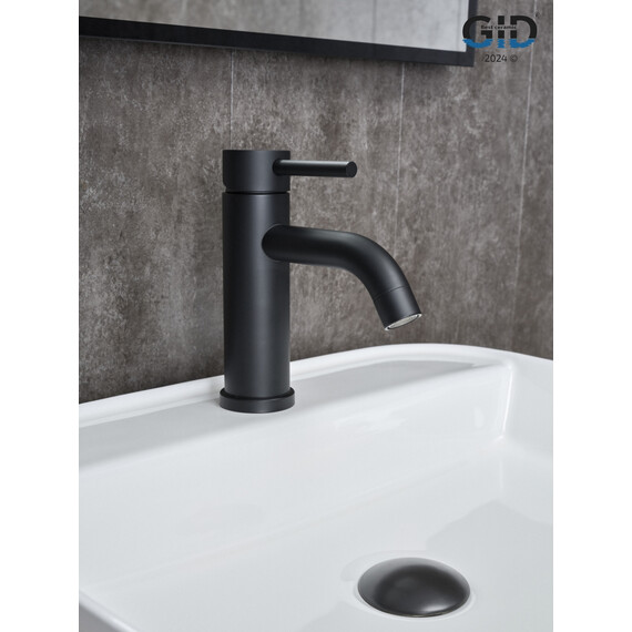 СМЕСИТЕЛЬ ДЛЯ РАКОВИНЫ GID INGA SS096-BM-K SS096BMK ЧЕРНЫЙ МАТОВЫЙ