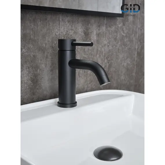 СМЕСИТЕЛЬ ДЛЯ РАКОВИНЫ GID INGA SS096-BM-K SS096BMK ЧЕРНЫЙ МАТОВЫЙ