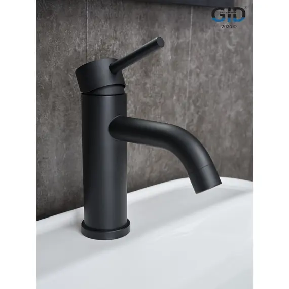 СМЕСИТЕЛЬ ДЛЯ РАКОВИНЫ GID INGA SS096-BM-K SS096BMK ЧЕРНЫЙ МАТОВЫЙ