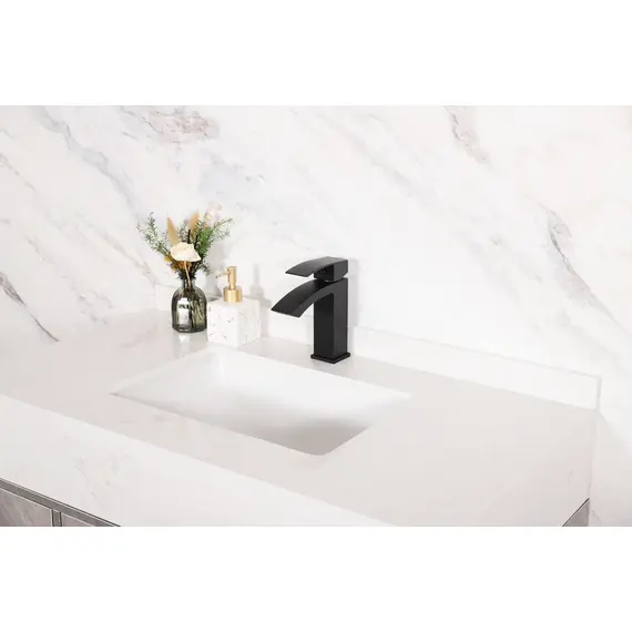 СМЕСИТЕЛЬ ДЛЯ РАКОВИНЫ GID VICTORIA L120-BM-K L120BMK ЧЕРНЫЙ МАТОВЫЙ