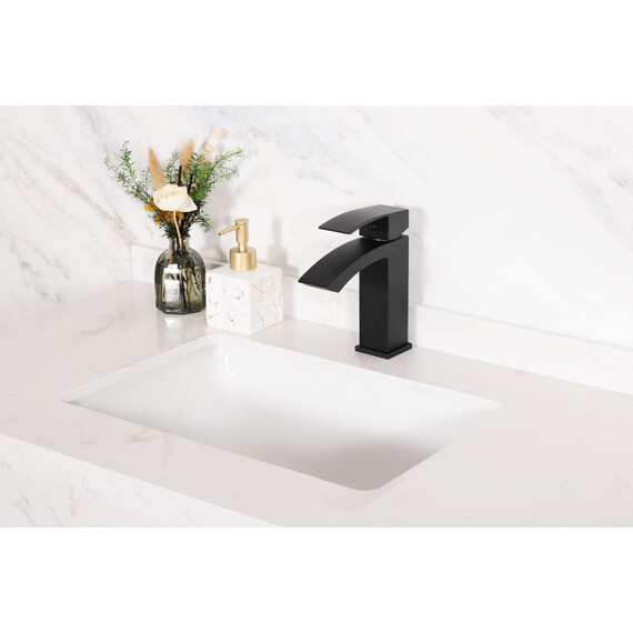 СМЕСИТЕЛЬ ДЛЯ РАКОВИНЫ GID VICTORIA L120-BM-K L120BMK ЧЕРНЫЙ МАТОВЫЙ