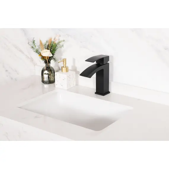 СМЕСИТЕЛЬ ДЛЯ РАКОВИНЫ GID VICTORIA L120-BM-K L120BMK ЧЕРНЫЙ МАТОВЫЙ