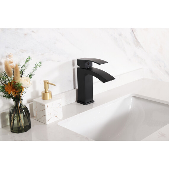 СМЕСИТЕЛЬ ДЛЯ РАКОВИНЫ GID VICTORIA L120-BM-K L120BMK ЧЕРНЫЙ МАТОВЫЙ