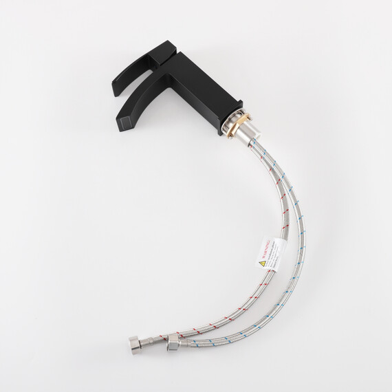 СМЕСИТЕЛЬ ДЛЯ РАКОВИНЫ GID VICTORIA L120-BM-K L120BMK ЧЕРНЫЙ МАТОВЫЙ