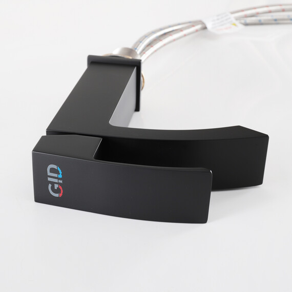 СМЕСИТЕЛЬ ДЛЯ РАКОВИНЫ GID VICTORIA L120-BM-K L120BMK ЧЕРНЫЙ МАТОВЫЙ