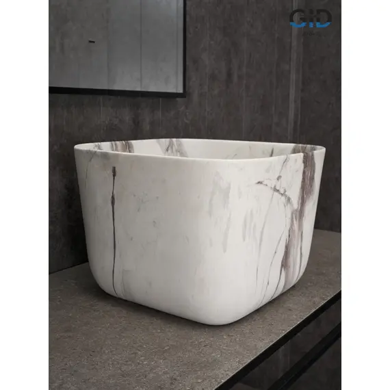 РАКОВИНА GID MNC9301 54480 НАКЛАДНАЯ ПОД КАМЕНЬ МАТОВЫЙ 36X36X25.5