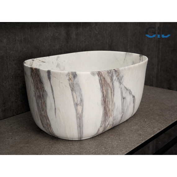 РАКОВИНА GID MNC9302 54481 НАКЛАДНАЯ ПОД КАМЕНЬ МАТОВАЯ 45X32X22