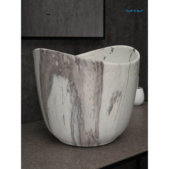 РАКОВИНА GID MNC9303 54479 НАКЛАДНАЯ ПОД КАМЕНЬ МАТОВАЯ 36X36X32