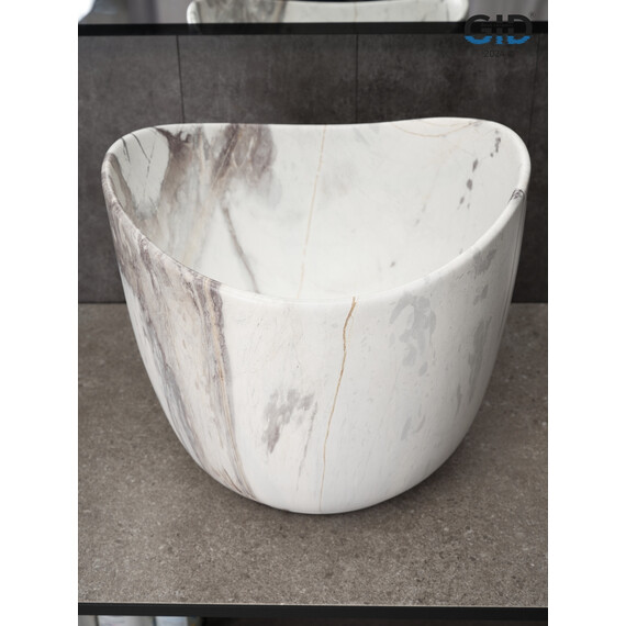 РАКОВИНА GID MNC9303 54479 НАКЛАДНАЯ ПОД КАМЕНЬ МАТОВАЯ 36X36X32