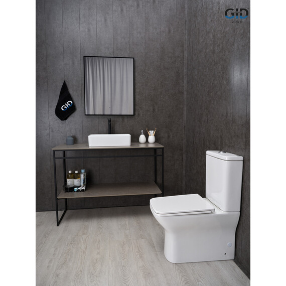 УНИТАЗ НАПОЛЬНЫЙ GID TN2125 62245Y БЕЛЫЙ 64.5X37X83