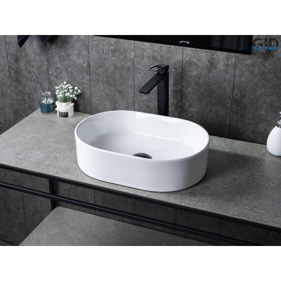 РАКОВИНА GID N1330 51239 НАКЛАДНАЯ БЕЛАЯ 46.5X32X12